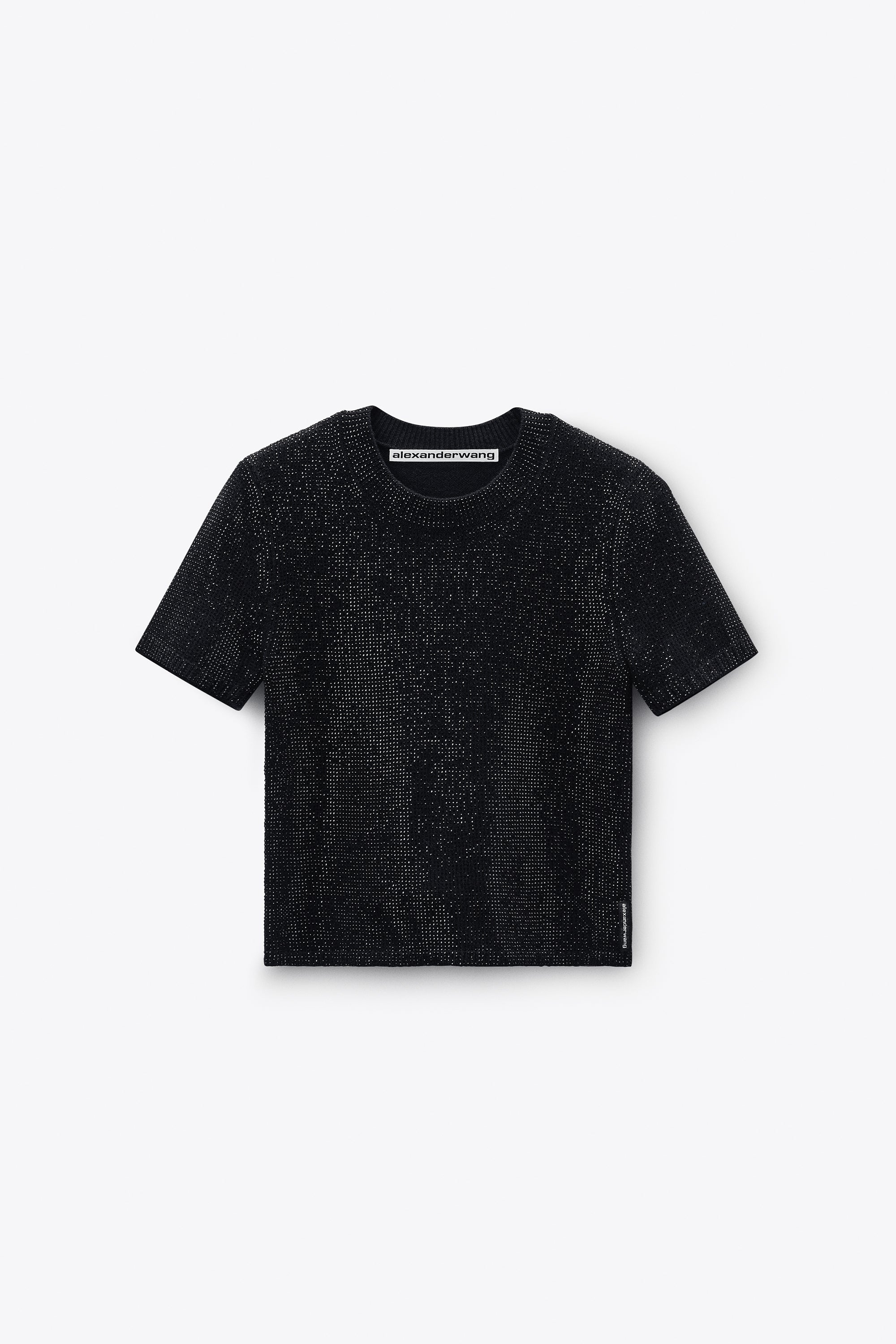 SS CREWNECK TEE W/ HOTFIX