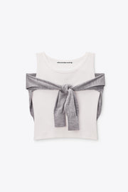 HEATHER GREY/WHITE