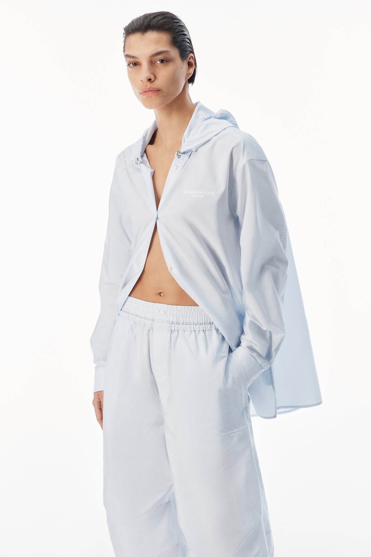 WHITE/BLUE STRIPE