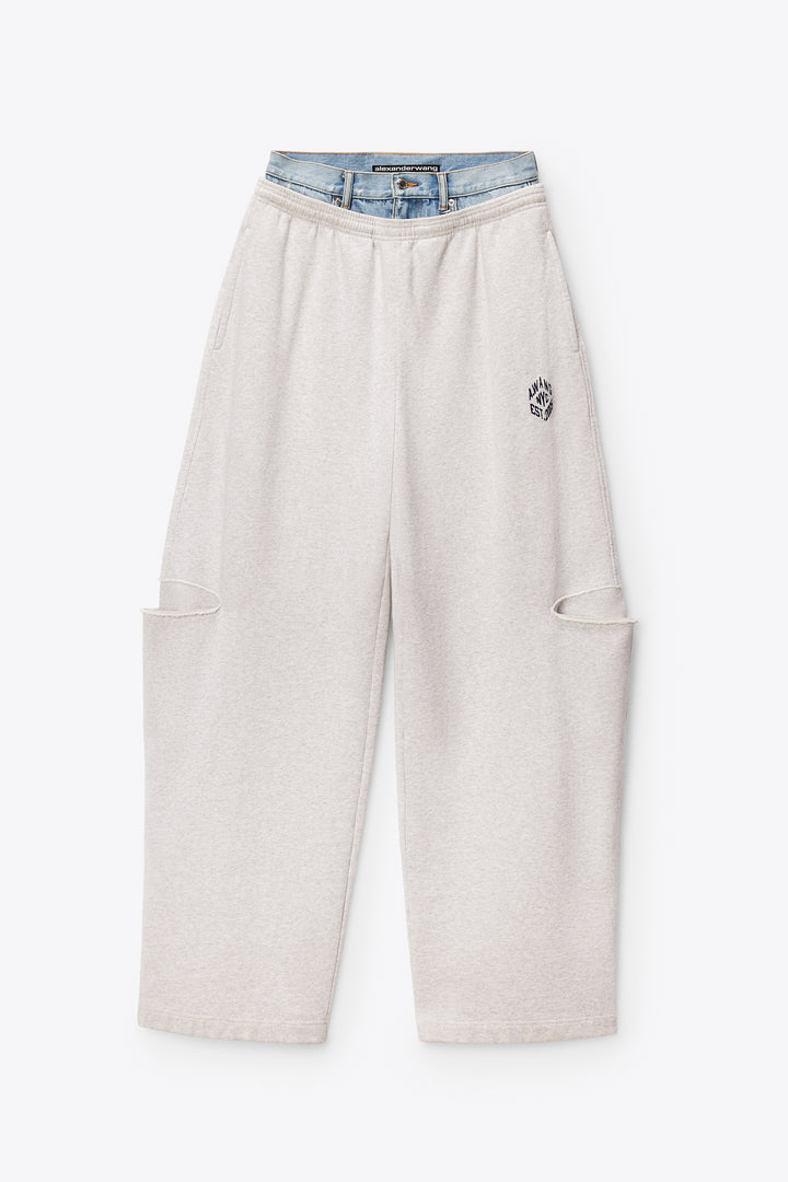 LT HEATHER GREY/LIGHT POWDER BLUE