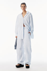 WHITE/BLUE STRIPE