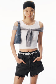 HEATHER GREY/WHITE