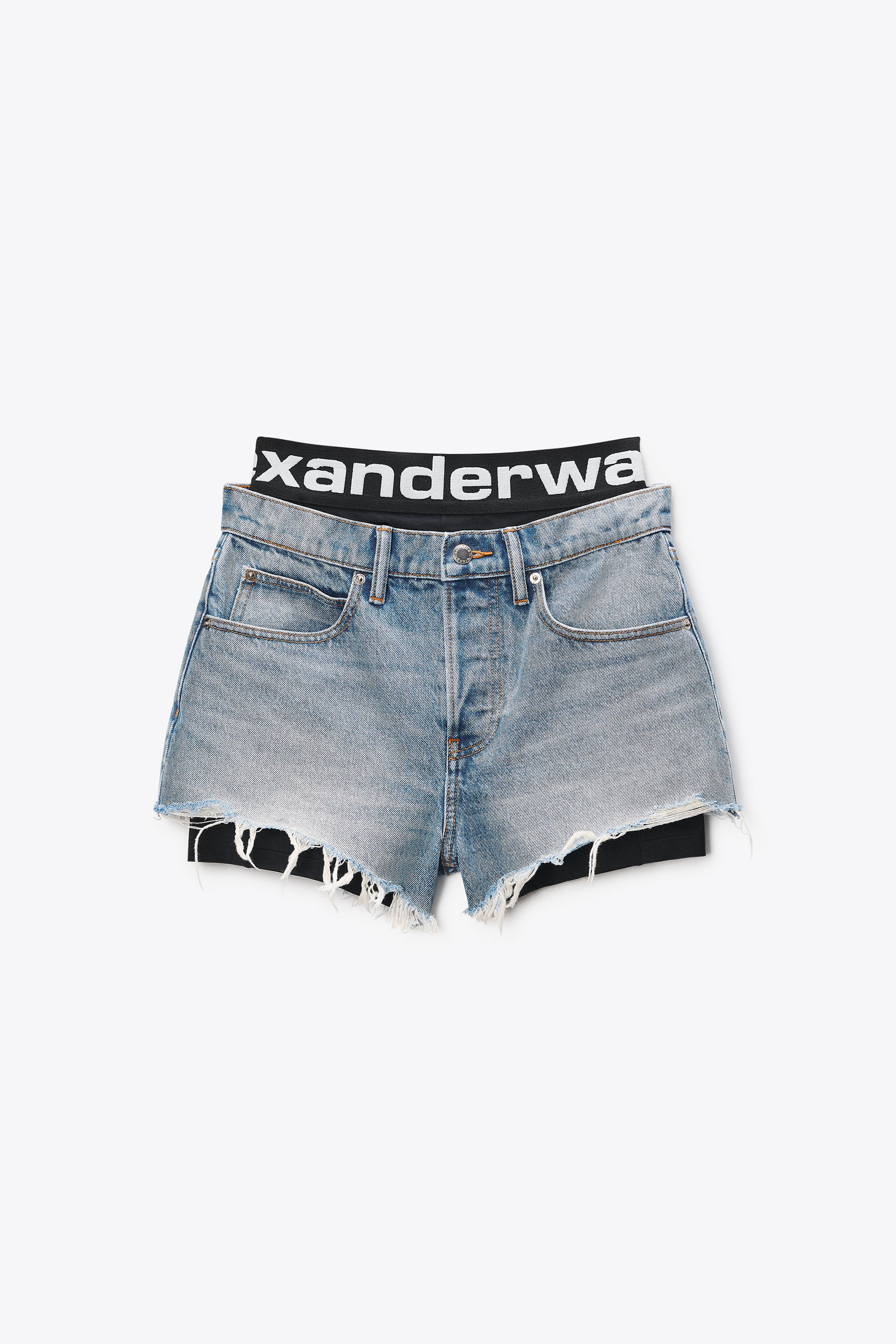 pre-styled relaxed logo bike short