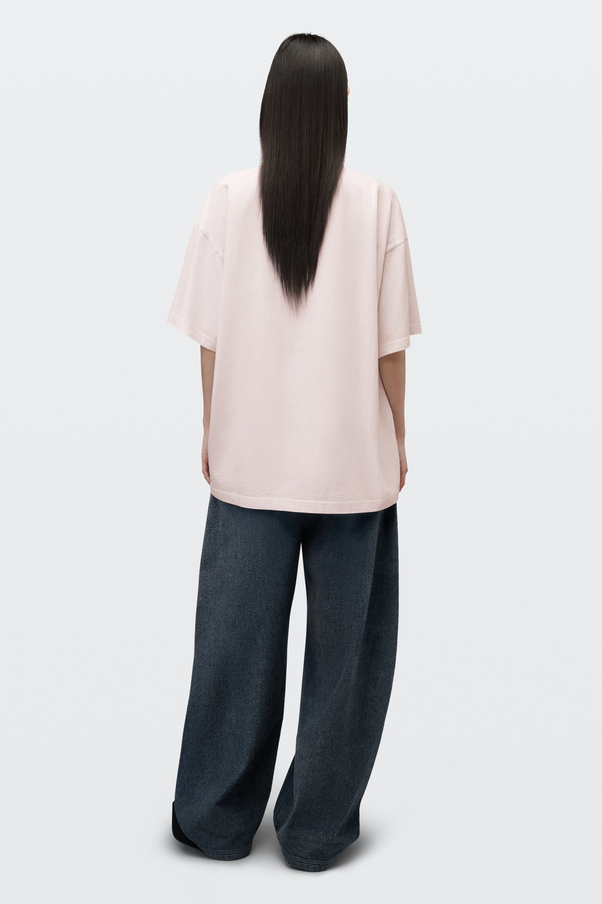 CRYSTAL HOTFIX I HEART AW OVERSIZED TEE