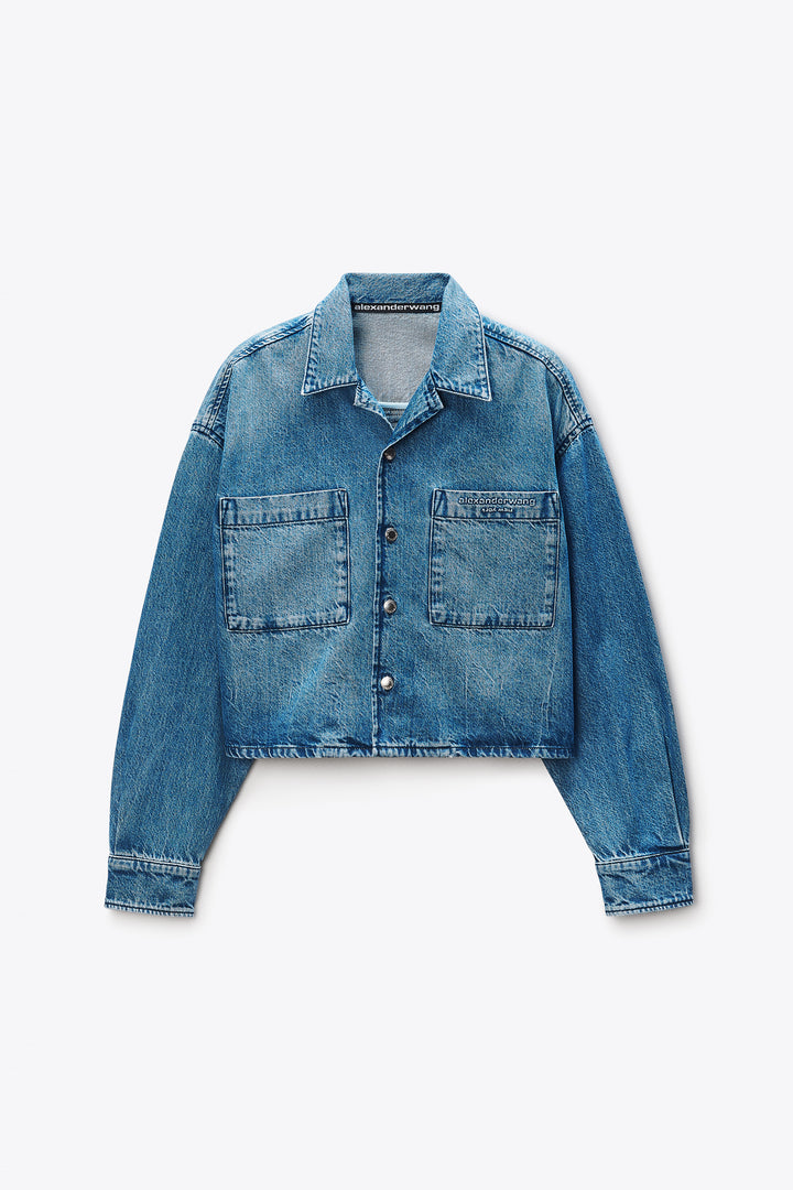 VINTAGE MARBLED BLUE