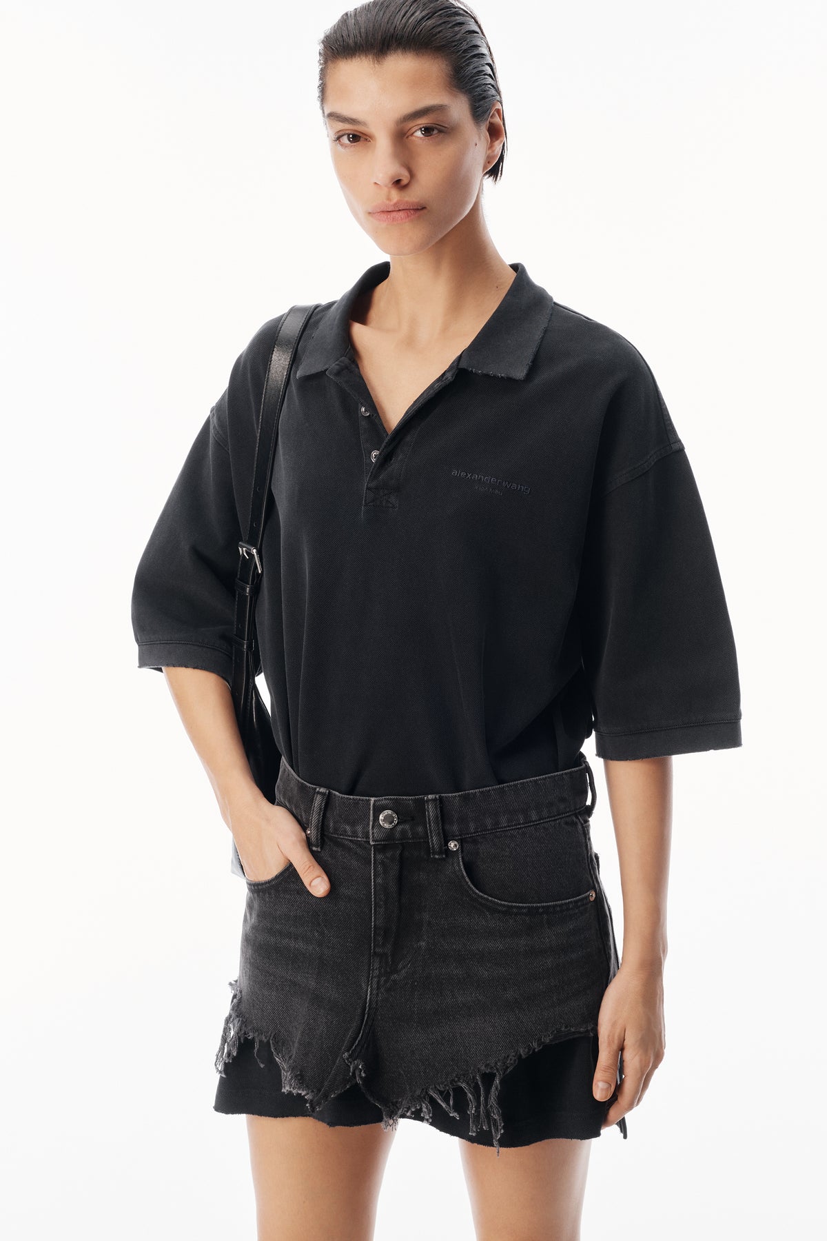 GREY AGED/WASHED BLACK