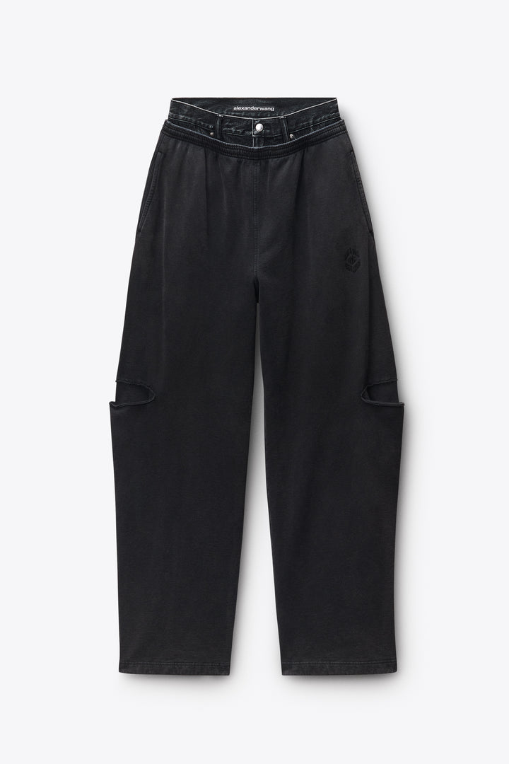 WASHED BLACK/GREY AGED
