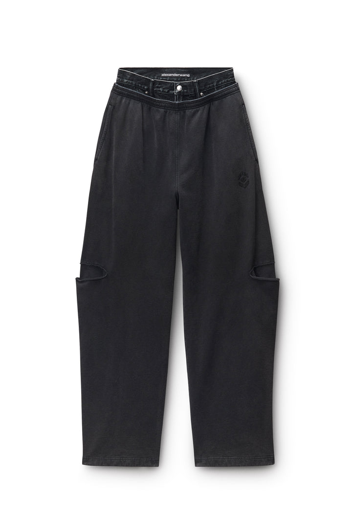 WASHED BLACK/GREY AGED
