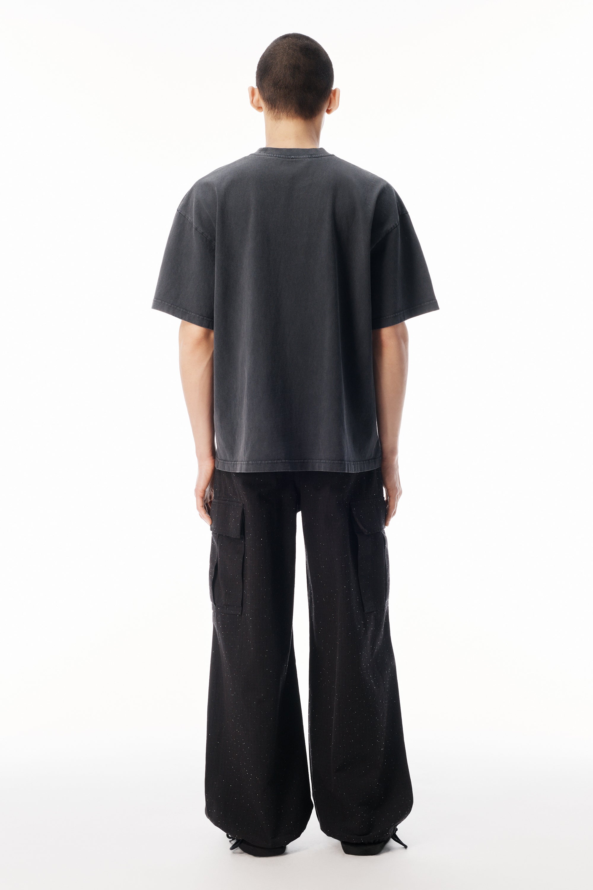 CRYSTAL HOTFIX PINWHEEL SHORT SLEEVE TEE