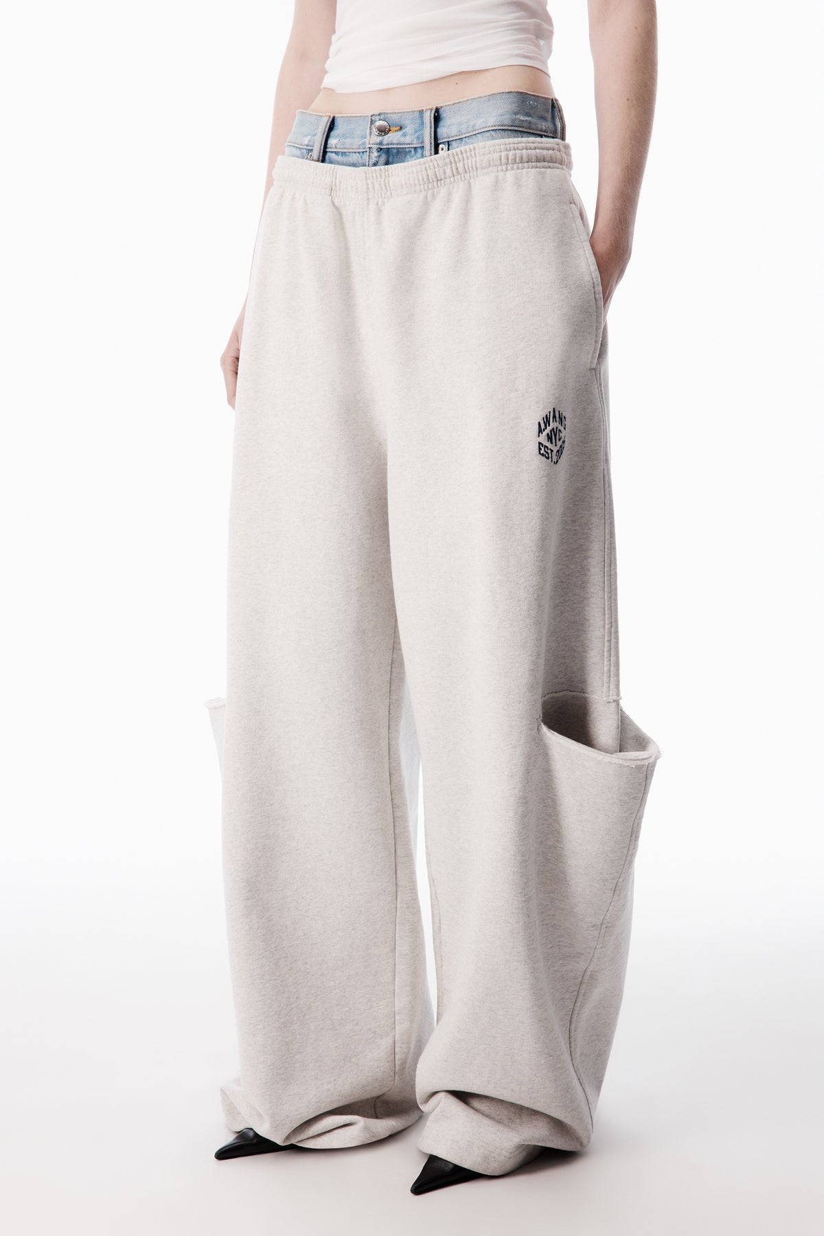 LT HEATHER GREY/LIGHT POWDER BLUE