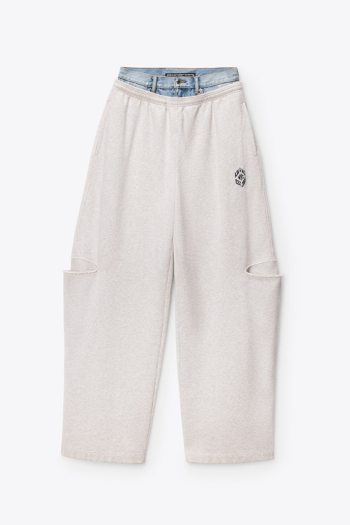 LT HEATHER GREY/LIGHT POWDER BLUE