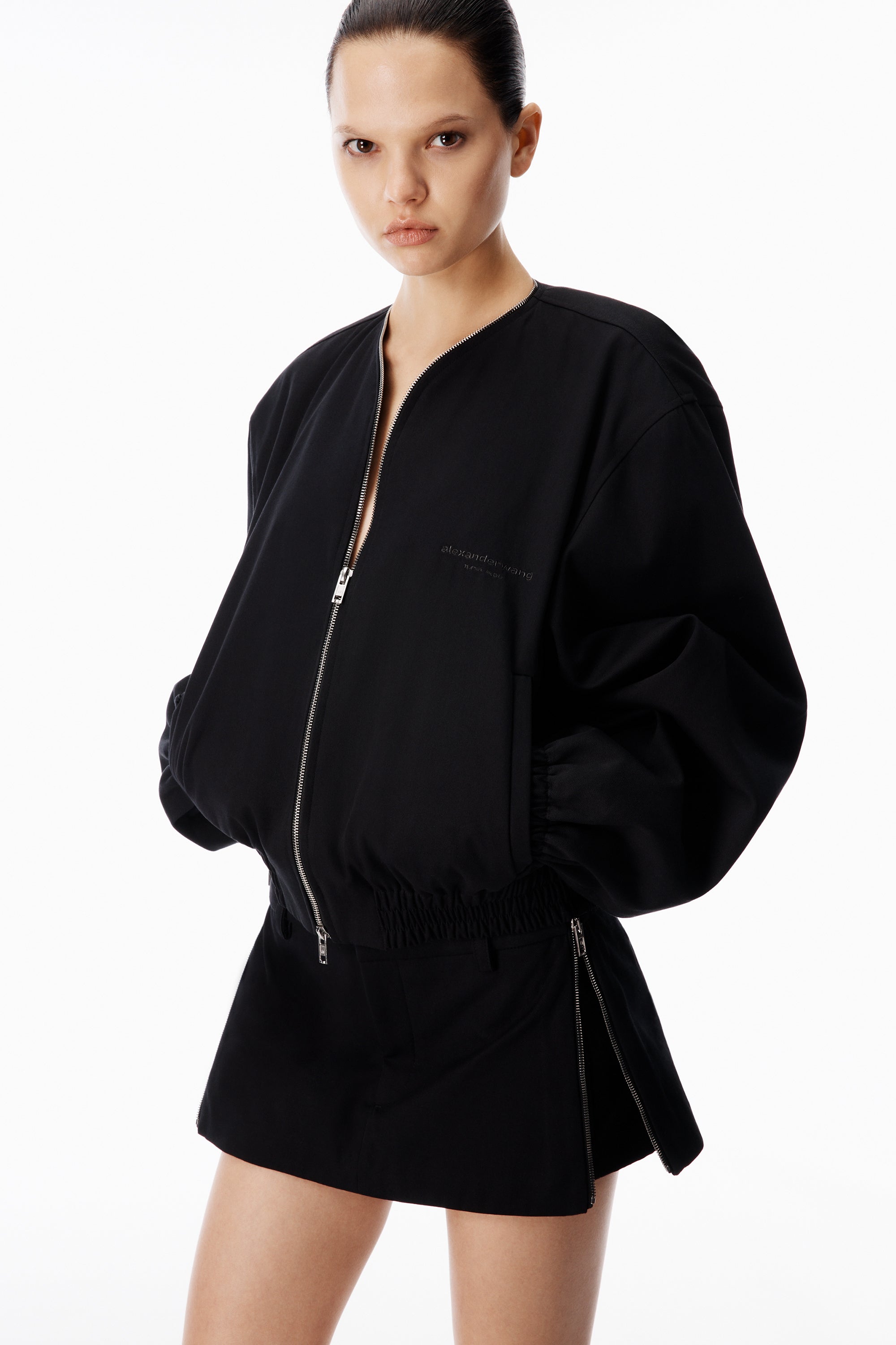 Alexander wang ×  コーチジャケット Zipper Coaches Jacket