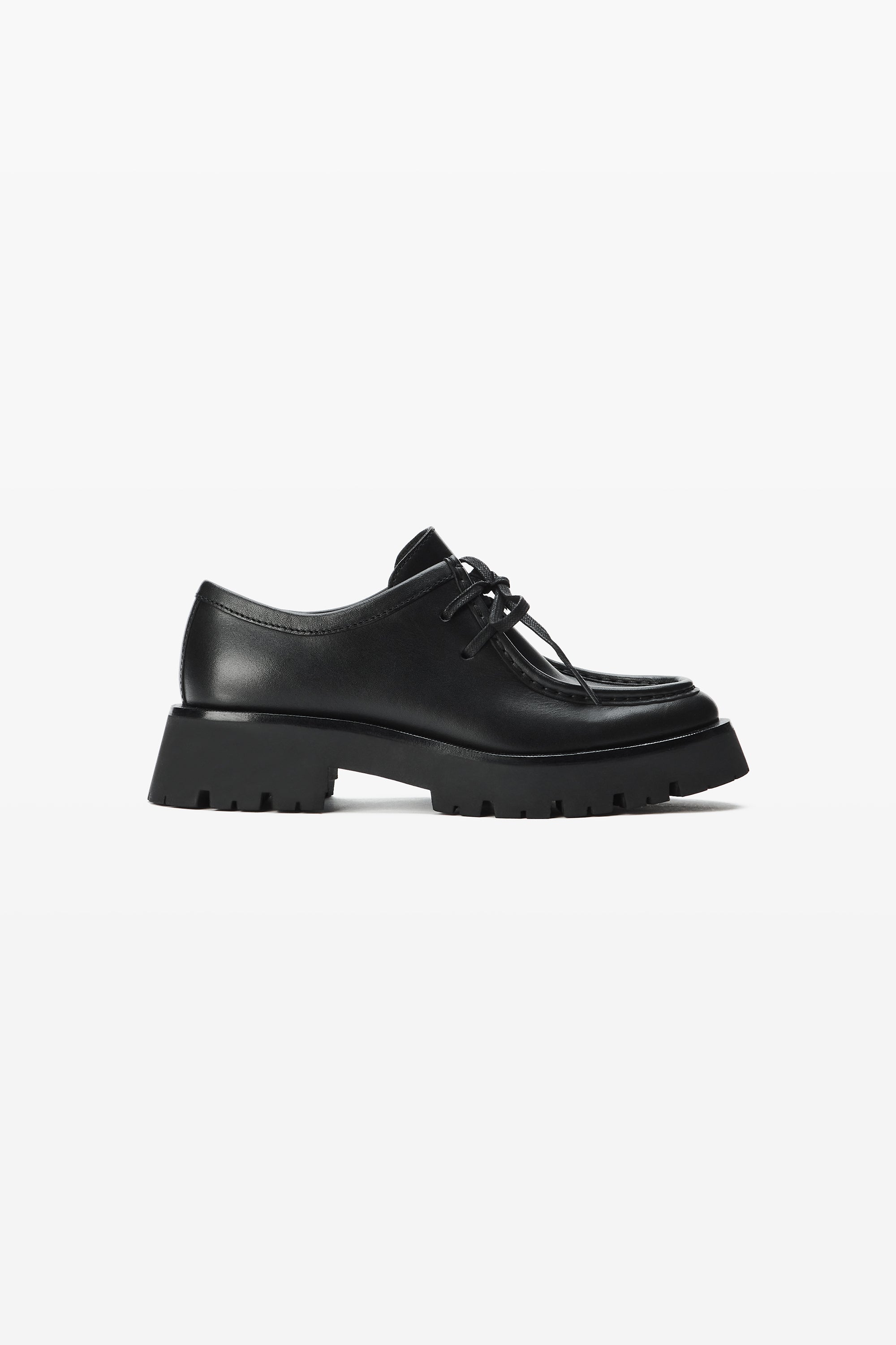 alexanderwang ローファー ブラック 37 Colt Lace-Up Loafer in Leather