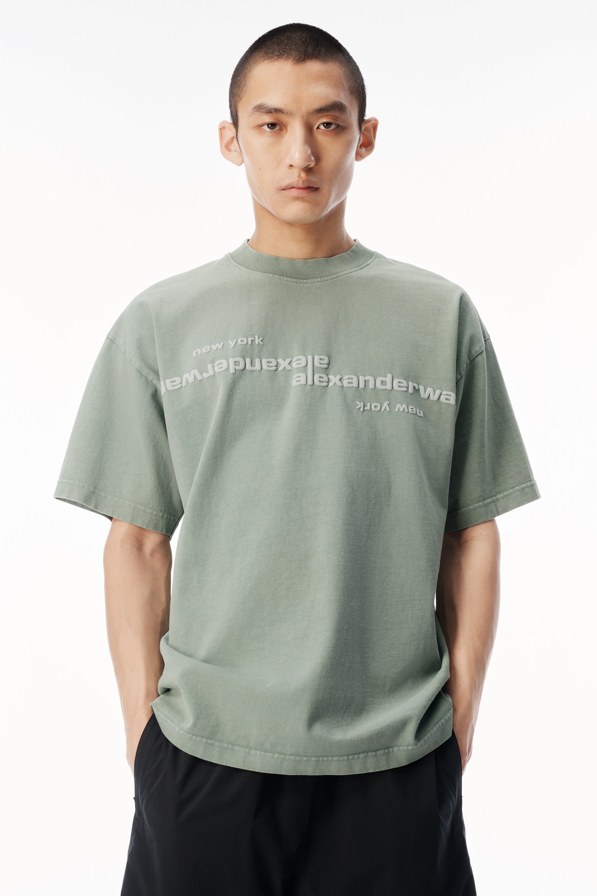 MIRRORED LOGO SHORT SLEEVE TEE