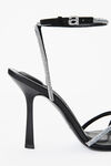 alexander wang dahlia 105 クリスタル サンダル black/clear
