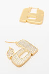 alexander wang diamante a earring in stainless steel pv gold