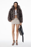 Alexander Wang feather tailored mini skort in wool tailoring