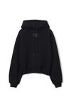 PUFF LOGO HOODIE IN STRUCTURED TERRY