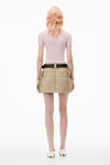 Alexander Wang ballerina pink 超细棉质 polo 套头衫