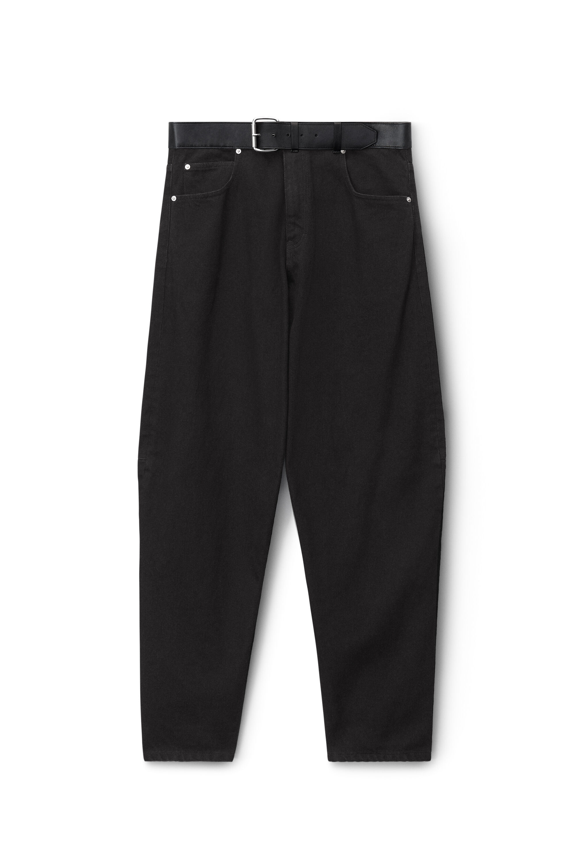 Alexander Wang Black Seamed Trousers