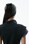 Alexander Wang washed navy/washed blue layered polo short-sleeve minidress