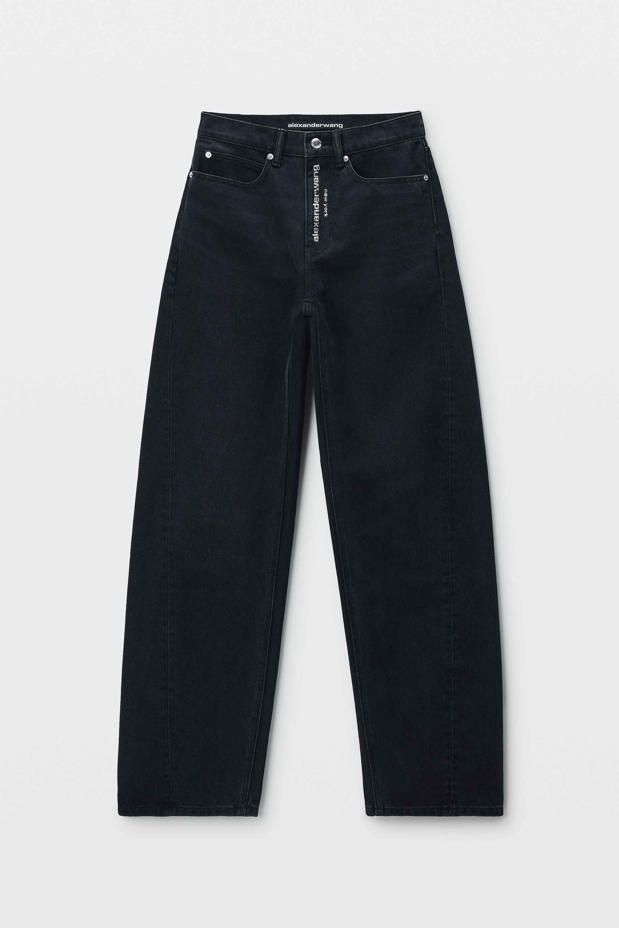alexanderwang アレキサンダーワング CRYSTAL LOGO FLY MID-RISE