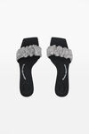 alexander wang jessie 黑色/透明水晶发圈 black