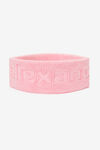 alexander wang logo headband in compact deboss prism pink