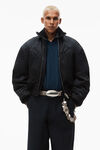alexander wang pantaloni sartoriali elasticizzati in twill black