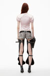 Alexander Wang ballerina pink gepolstertes fußball-trikot