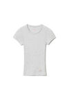 alexander wang 罗纹棉短袖 t 恤 heather grey