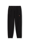 alexander wang 红苹果徽标泰迪摇粒绒运动裤 black