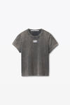Alexander Wang washed cedar blade logo-embossed tee in cotton