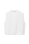 Alexander Wang vintage white 棉质平纹针织布男士无袖背心