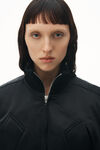 alexander wang 棉缎飞行员夹克 black
