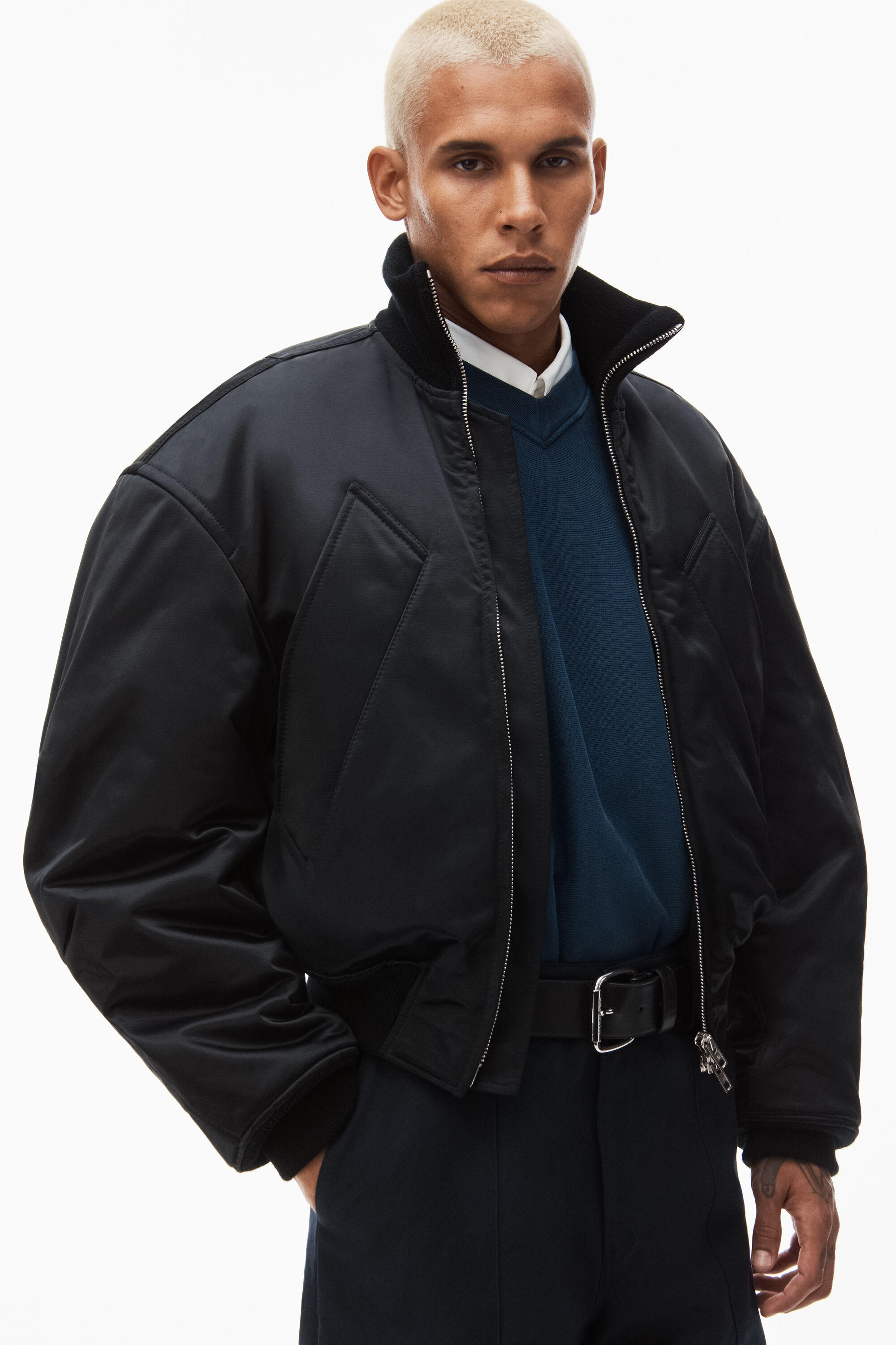 alexanderwang アレキサンダーワング サティーン ボンバー
