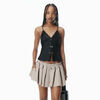 Alexander Wang black silk charmeuse camisole