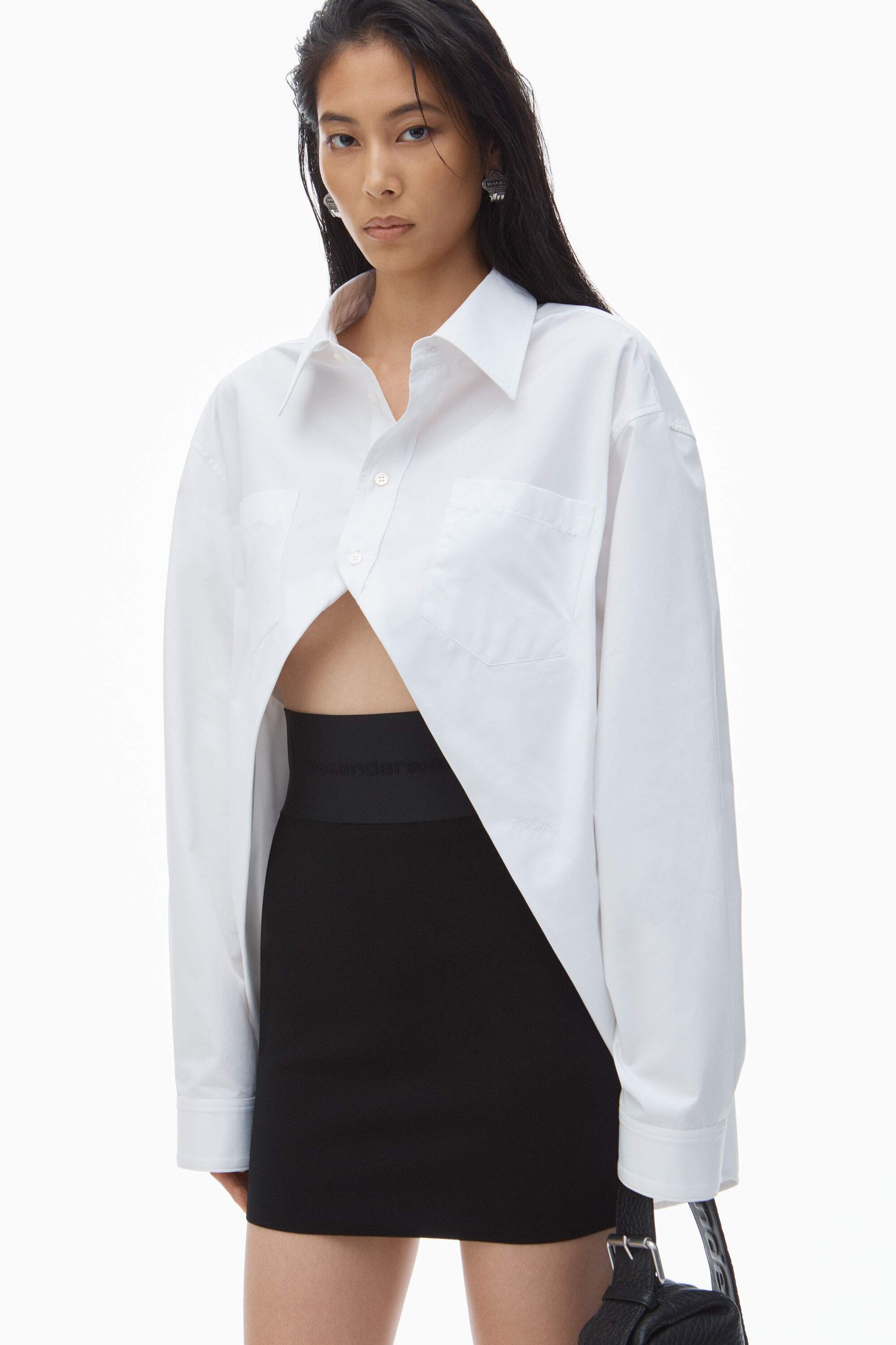 alexanderwang アレキサンダーワング ロゴエラスティック ミニ