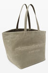 Alexander Wang surplus khaki punch tote bag in wax canvas