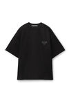 alexander wang 日本平纹针织 beefy 图案 t 恤 black