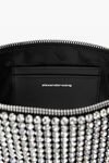 Alexander Wang white heiress wristlet pouch