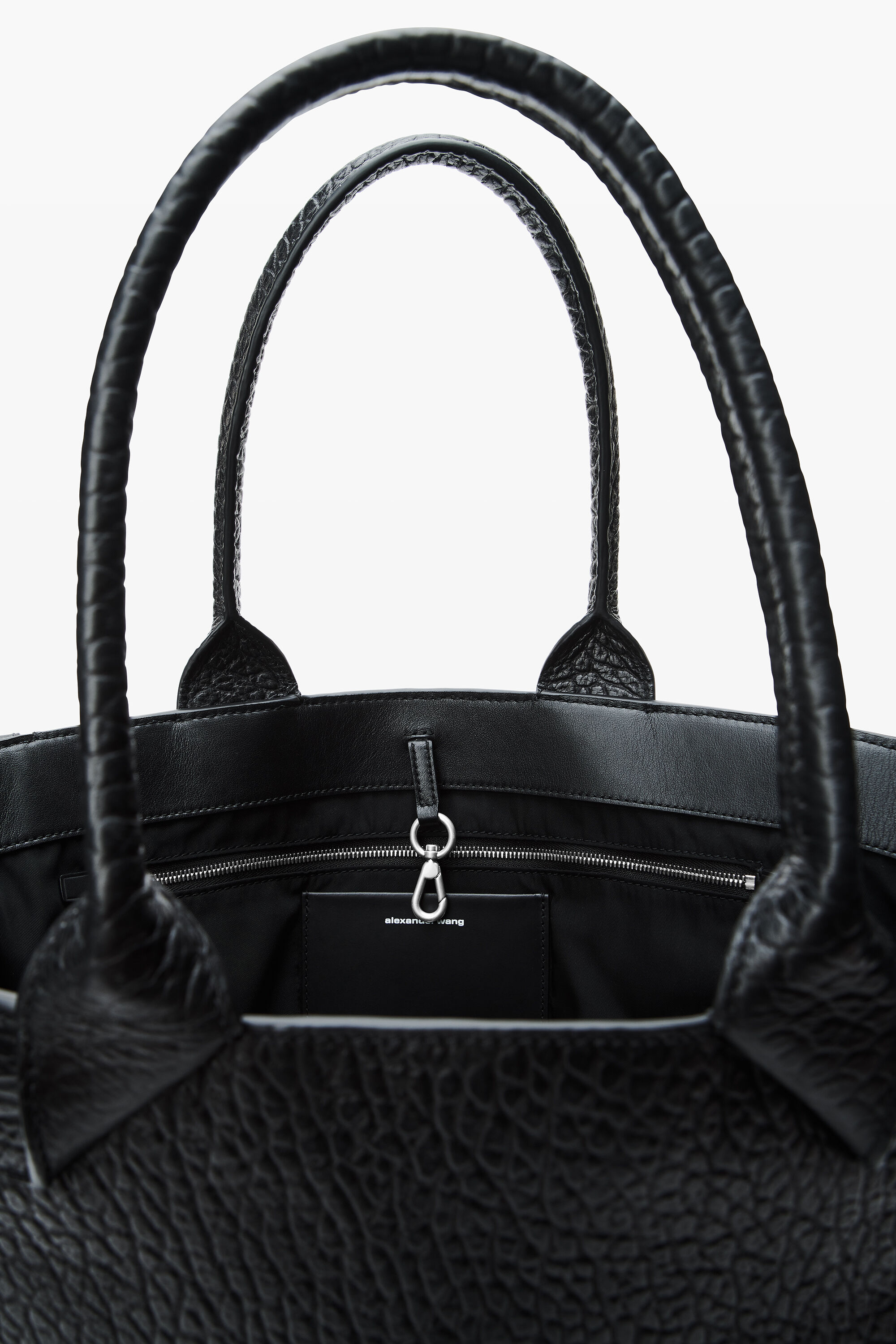 ハンドバッグ Crescent Small Purse - Alexander Wang - Leather - Black 22236758_52127791_322.jpg