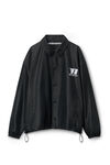 Alexander Wang black unisex canvas coach jacket