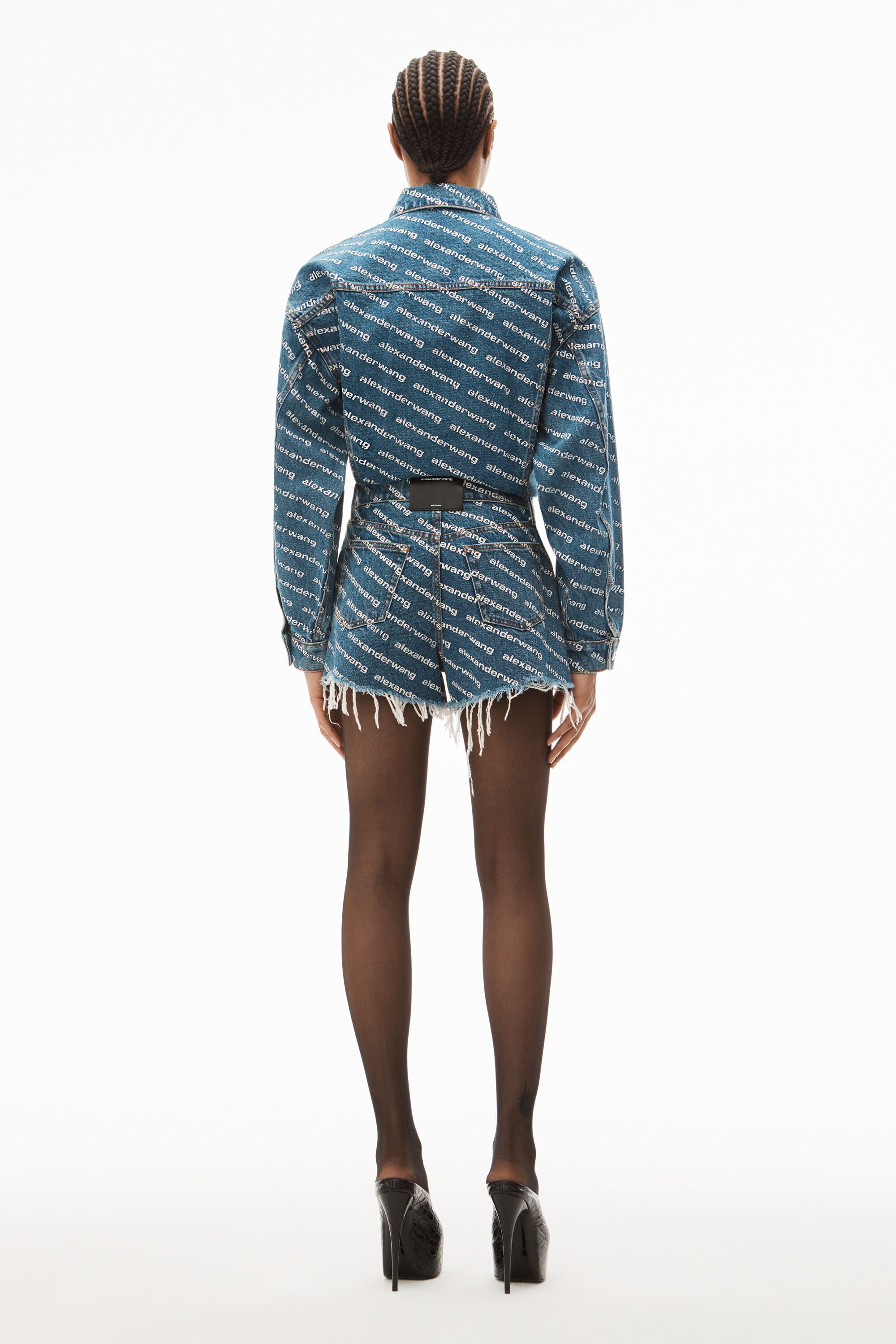 alexanderwang BITE LOGO SHORT IN DEEP 