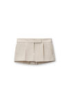 Alexander Wang feather tailored mini skort in wool tailoring