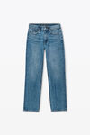 Alexander Wang vintage light indigo og high-rise stovepipe jeans