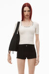 Alexander Wang black grand sac ryan en tricot côtelé
