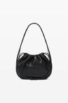 alexander wang cinch small hobo bag in nappa leather black