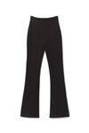 alexander wang slim flare pant in heavy stretch terry black