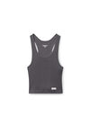 Alexander Wang army drab 灰色经典罗纹棉工字背心